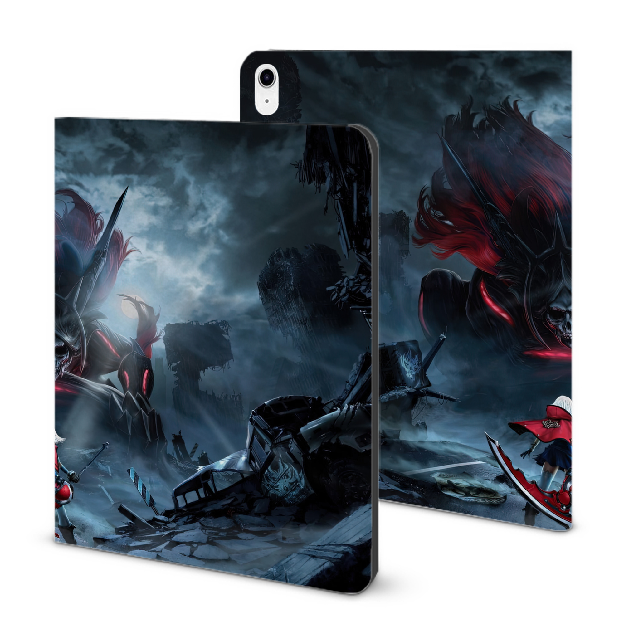 （画像用） Deadpool デッドプール IPad ケース ブック型 PUレザー TPU 耐衝撃 軽量 薄型 ペン収納なし 全面保護 IPad 各モデル対応